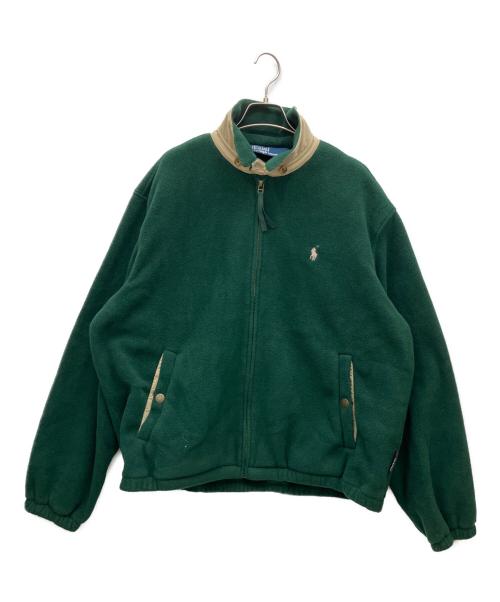 POLO RALPH LAUREN（ポロ・ラルフローレン）POLO RALPH LAUREN (ポロ・ラルフローレン) フリースジャケット グリーン サイズ:Lの古着・服飾アイテム