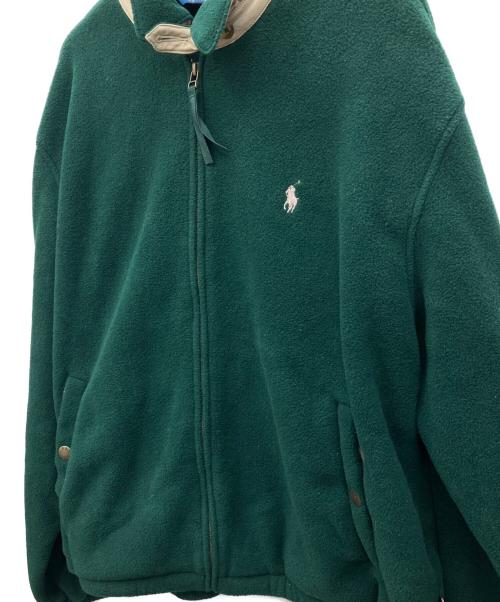 POLO RALPH LAUREN（ポロ・ラルフローレン）POLO RALPH LAUREN (ポロ・ラルフローレン) フリースジャケット グリーン サイズ:Lの古着・服飾アイテム