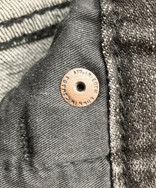 DSQUARED2（ディースクエアード）DSQUARED2 (ディースクエアード) ペイント加工デニムパンツ ブラック サイズ:81cmの古着・服飾アイテム