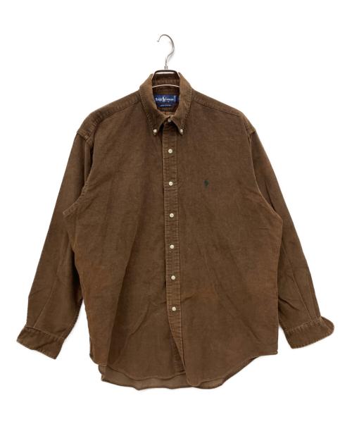 RALPH LAUREN（ラルフローレン）RALPH LAUREN (ラルフローレン) 長袖シャツ ブラウン サイズ:Lの古着・服飾アイテム