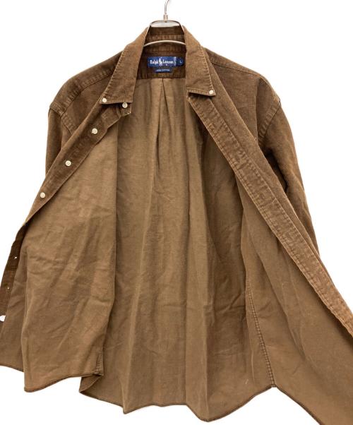 RALPH LAUREN（ラルフローレン）RALPH LAUREN (ラルフローレン) 長袖シャツ ブラウン サイズ:Lの古着・服飾アイテム