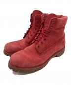 Timberlandティンバーランド）の古着「ショートブーツ」｜レッド