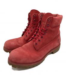 Timberland（ティンバーランド）の古着「ショートブーツ」｜レッド