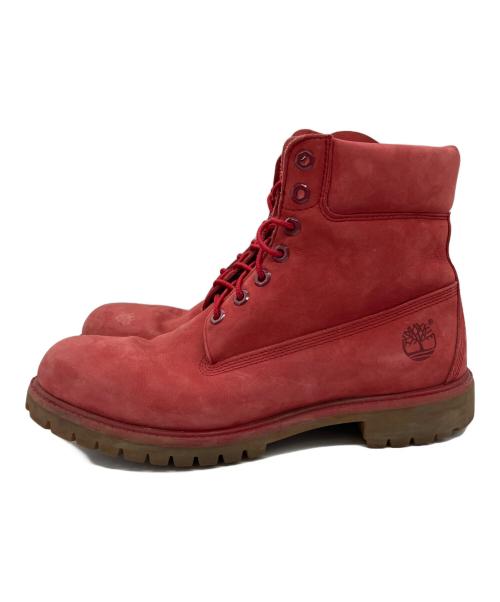 Timberland（ティンバーランド）Timberland (ティンバーランド) ショートブーツ レッド サイズ: 9.5Wの古着・服飾アイテム