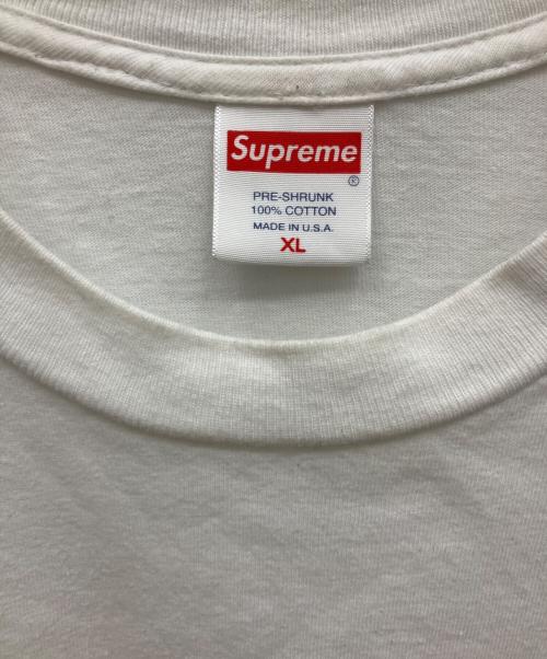 SUPREME（シュプリーム）SUPREME (シュプリーム) 半袖カットソー ホワイト サイズ:XLの古着・服飾アイテム
