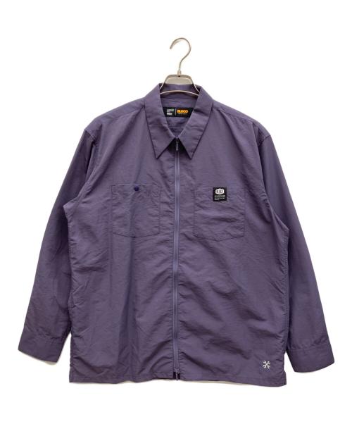 BLUCO WORK GARMENT（ブルコ ワーク ガーメント）BLUCO WORK GARMENT (ブルコ ワーク ガーメント) シャツジャケット パープル サイズ:Lの古着・服飾アイテム