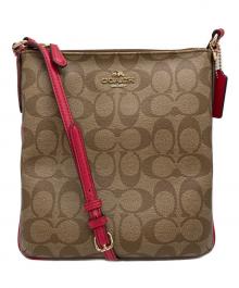 COACH（コーチ）の古着「バッグ」｜ブラウン×ピンク