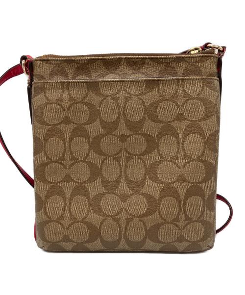 COACH（コーチ）COACH (コーチ) バッグ ブラウン×ピンクの古着・服飾アイテム