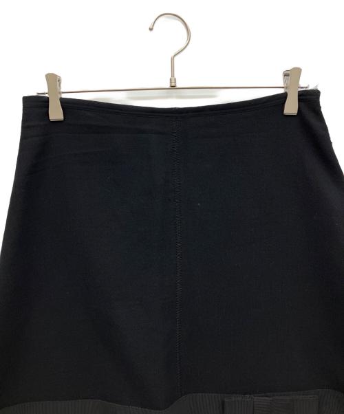 PRADA（プラダ）PRADA (プラダ) ミディスカート ブラック サイズ:42の古着・服飾アイテム