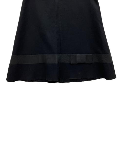 PRADA（プラダ）PRADA (プラダ) ミディスカート ブラック サイズ:42の古着・服飾アイテム