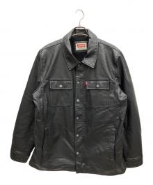 LEVI'S（リーバイス）の古着「フェイクレザージャケット」｜ブラック