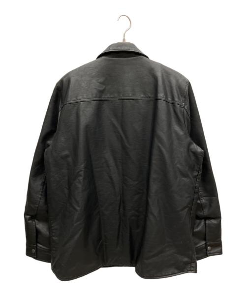 LEVI'S（リーバイス）LEVI'S (リーバイス) フェイクレザージャケット ブラック サイズ:XLの古着・服飾アイテム