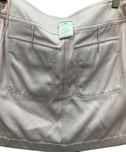 CHANEL（シャネル）CHANEL (シャネル) ラップスカート ピンク サイズ:38の古着・服飾アイテム