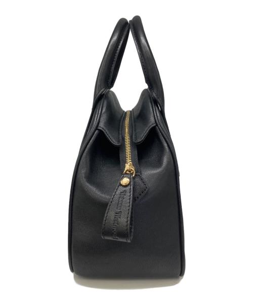 Vivienne Westwood（ヴィヴィアンウエストウッド）Vivienne Westwood (ヴィヴィアンウエストウッド) レザーハンドバッグ ブラックの古着・服飾アイテム