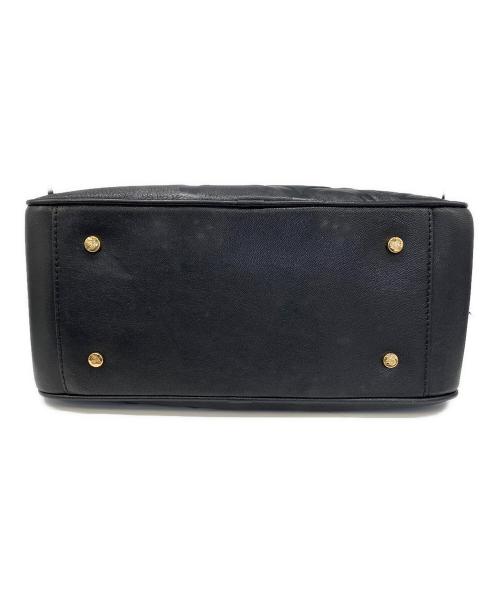 Vivienne Westwood（ヴィヴィアンウエストウッド）Vivienne Westwood (ヴィヴィアンウエストウッド) レザーハンドバッグ ブラックの古着・服飾アイテム