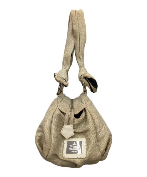 Vivienne Westwood（ヴィヴィアンウエストウッド）Vivienne Westwood (ヴィヴィアンウエストウッド) ハンドバッグ ベージュの古着・服飾アイテム