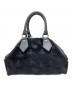 Vivienne Westwood accessories (ヴィヴィアン ウエストウッド アクセサリー) レザー切替ハンドバッグ ブラック：25000円