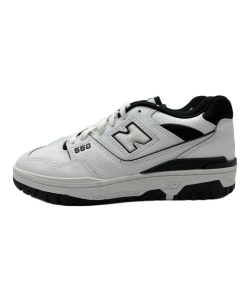 NEW BALANCE（ニューバランス）NEW BALANCE (ニューバランス) ローカットスニーカー ホワイト×ブラック サイズ:23.5cmの古着・服飾アイテム