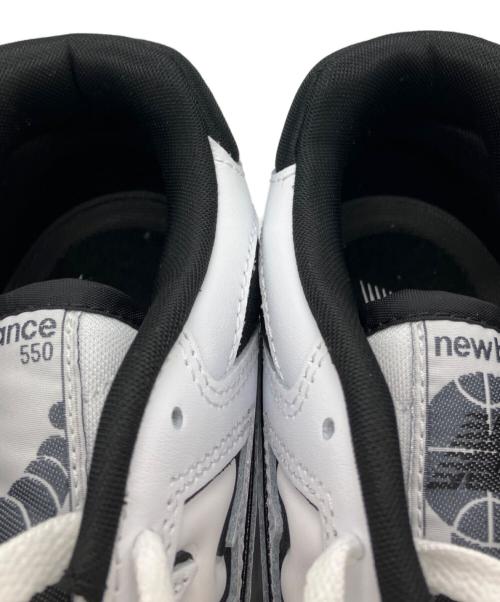 NEW BALANCE（ニューバランス）NEW BALANCE (ニューバランス) ローカットスニーカー ホワイト×ブラック サイズ:23.5cmの古着・服飾アイテム