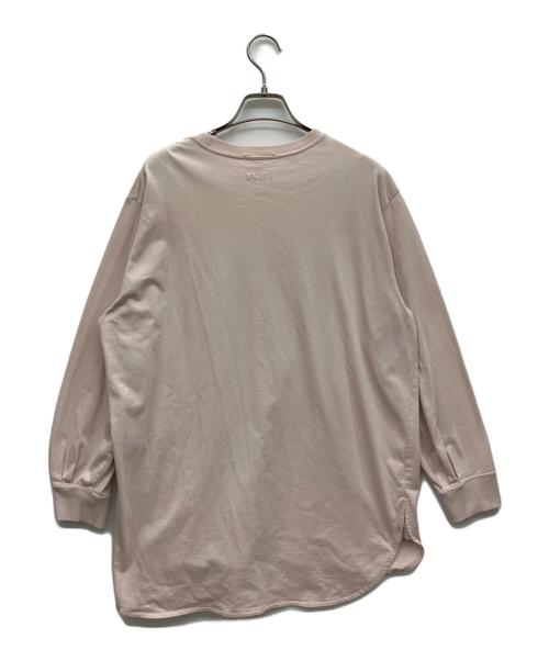 YORI（ヨリ）yori (ヨリ) 長袖カットソー ピンク サイズ:38の古着・服飾アイテム