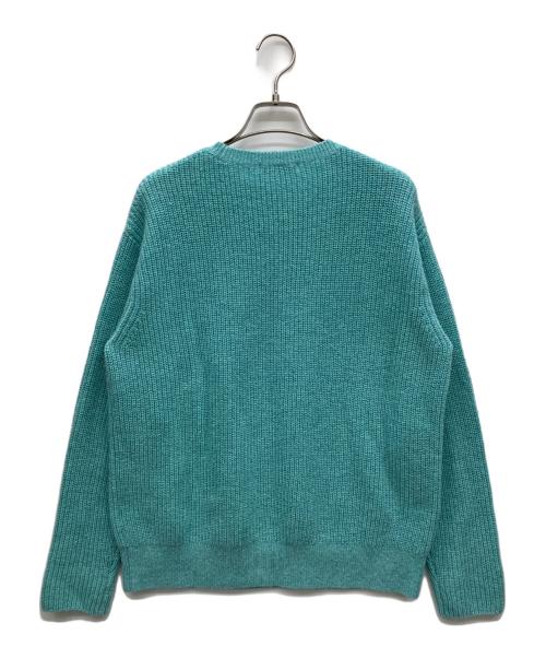 自由区（ジユウク）自由区 (ジユウク) 薄手ニット スカイブルー サイズ:38の古着・服飾アイテム