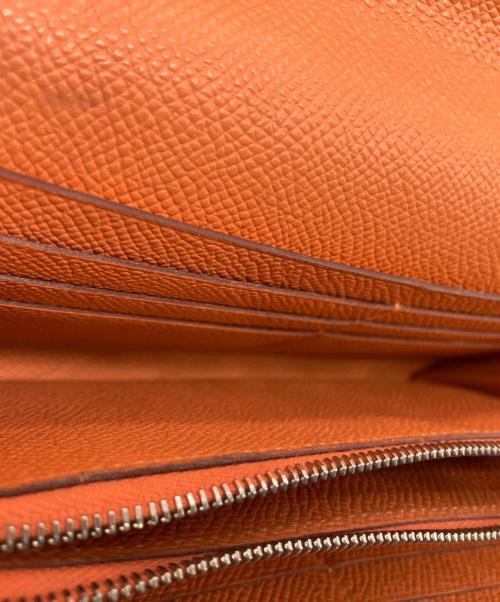 HERMES（エルメス）HERMES (エルメス) 長財布 オレンジの古着・服飾アイテム