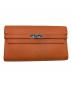 HERMES（エルメス）の古着「長財布」｜オレンジ