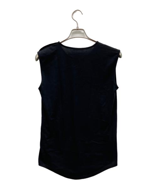BALMAIN（バルマン）BALMAIN (バルマン) ノースリーブカットソー ブラック サイズ:38の古着・服飾アイテム