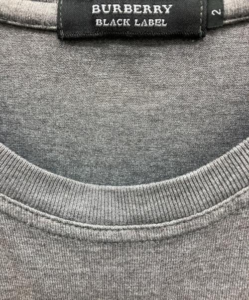 BURBERRY BLACK LABEL（バーバリーブラックレーベル）BURBERRY BLACK LABEL (バーバリーブラックレーベル) 半袖カットソー グレー サイズ:2の古着・服飾アイテム