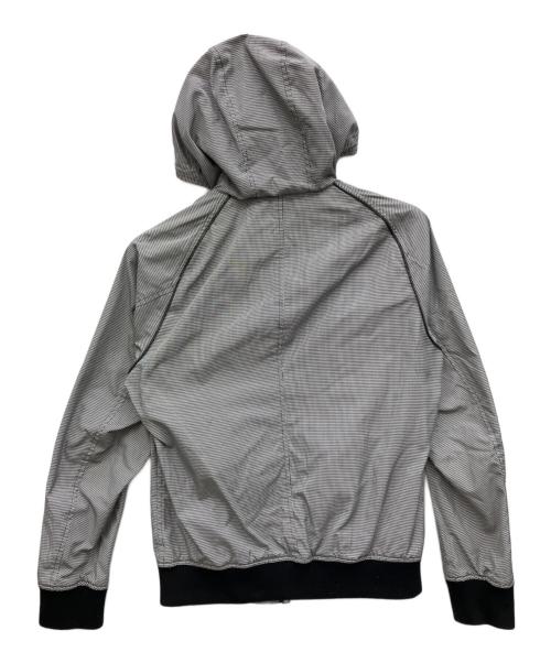 BURBERRY BLACK LABEL（バーバリーブラックレーベル）BURBERRY BLACK LABEL (バーバリーブラックレーベル) フーデッドジャケット ブラック×ホワイト サイズ:Mの古着・服飾アイテム