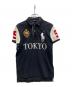 POLO RALPH LAUREN（ポロ・ラルフローレン）の古着「半袖ポロシャツ」｜ブラック×ホワイト