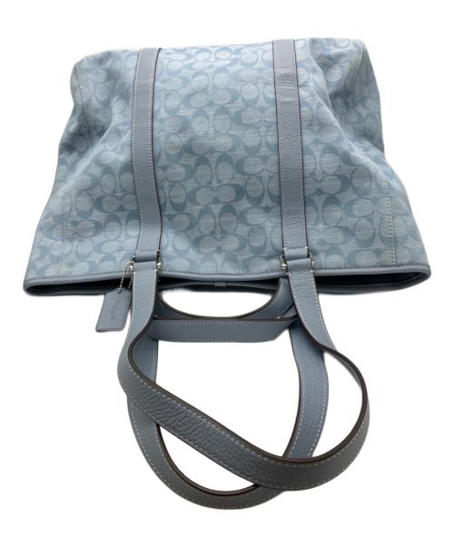 COACH（コーチ）COACH (コーチ) ハンドバッグ スカイブルーの古着・服飾アイテム