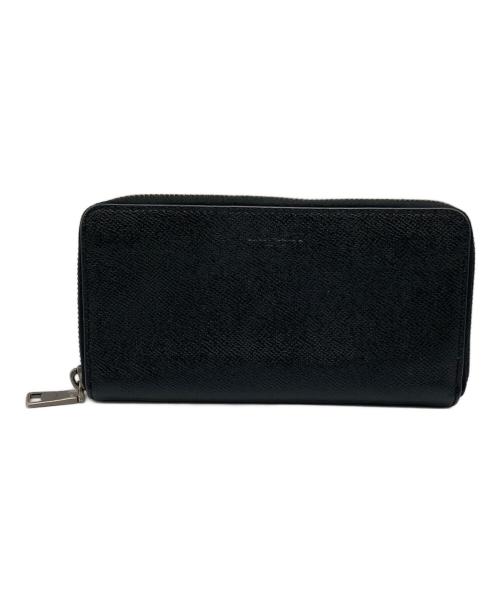 COACH（コーチ）COACH (コーチ) ラウンドファスナー財布 ブラックの古着・服飾アイテム