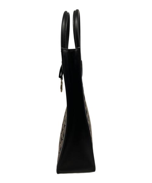 MICHAEL KORS（マイケルコース）MICHAEL KORS (マイケルコース) 2WAYバッグ ブラック×ベージュの古着・服飾アイテム