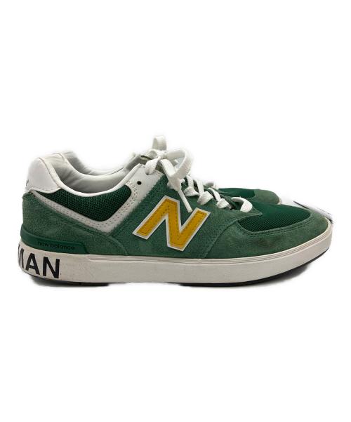 NEW BALANCE（ニューバランス）NEW BALANCE (ニューバランス) COMME des GARCONS JUNYA WATANABE MAN (コムデギャルソンジュンヤワタナベマン) スニーカー グリーン サイズ:26の古着・服飾アイテム