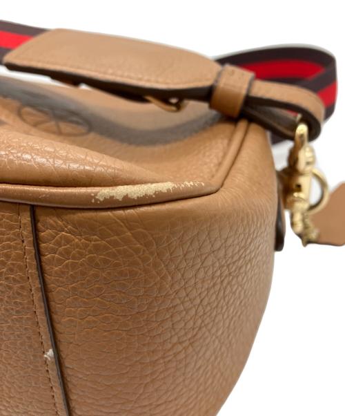 COACH（コーチ）COACH (コーチ) レザーショルダーバッグ ブラウンの古着・服飾アイテム
