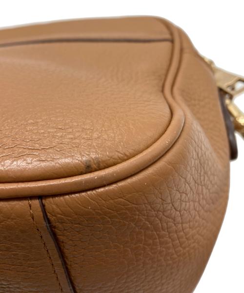 COACH（コーチ）COACH (コーチ) レザーショルダーバッグ ブラウンの古着・服飾アイテム
