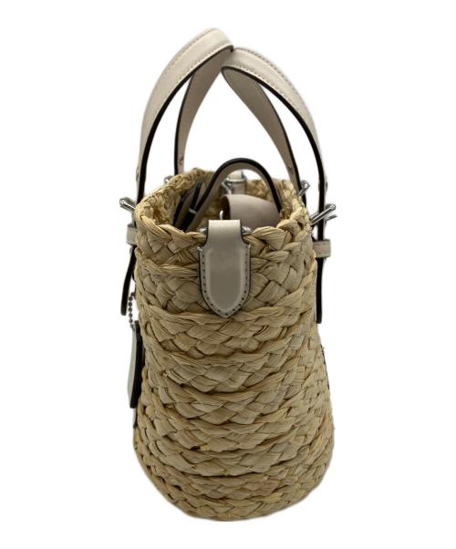COACH（コーチ）COACH (コーチ) カゴハンドバッグ ベージュの古着・服飾アイテム