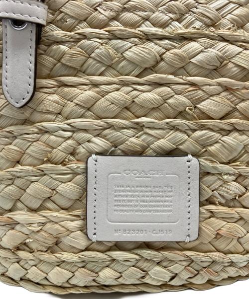 COACH（コーチ）COACH (コーチ) カゴハンドバッグ ベージュの古着・服飾アイテム