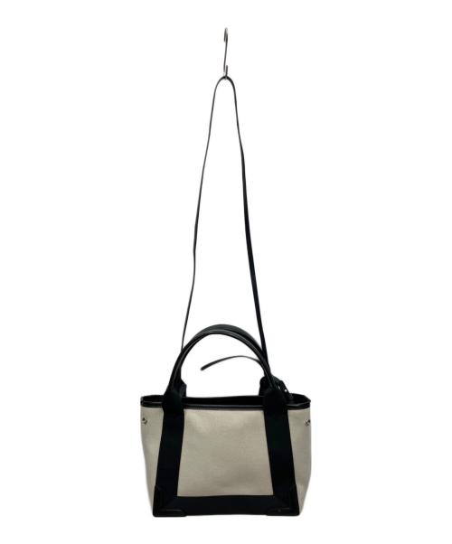 BALENCIAGA（バレンシアガ）BALENCIAGA (バレンシアガ) 2WAYバッグ ブラック×ベージュの古着・服飾アイテム