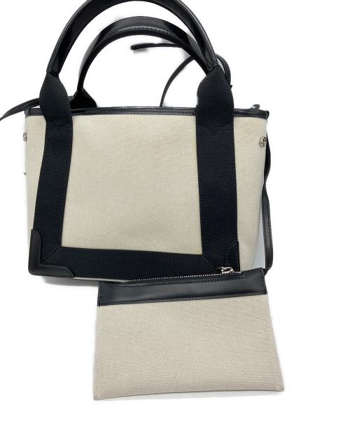 BALENCIAGA（バレンシアガ）BALENCIAGA (バレンシアガ) 2WAYバッグ ブラック×ベージュの古着・服飾アイテム
