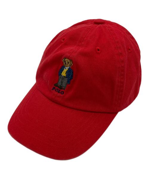 POLO RALPH LAUREN（ポロ・ラルフローレン）POLO RALPH LAUREN (ポロ・ラルフローレン) キャップ レッドの古着・服飾アイテム