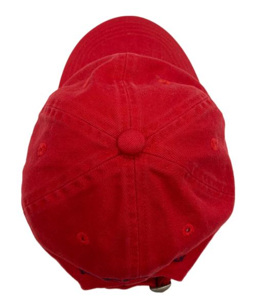 POLO RALPH LAUREN（ポロ・ラルフローレン）POLO RALPH LAUREN (ポロ・ラルフローレン) キャップ レッドの古着・服飾アイテム
