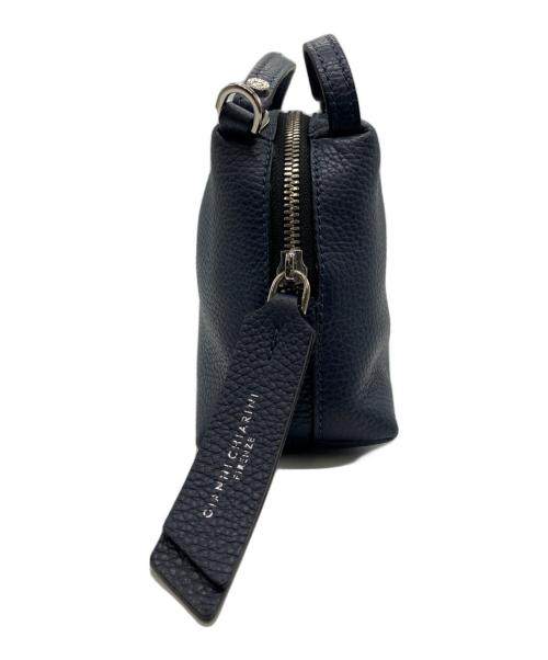 GIANNI CHIARINI（ジャンニ キアリーニ）GIANNI CHIARINI (ジャンニ キアリーニ) 2WAYバッグ ネイビーの古着・服飾アイテム