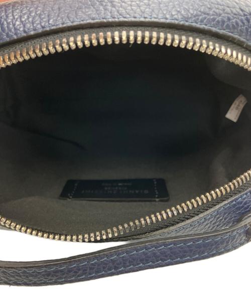 GIANNI CHIARINI（ジャンニ キアリーニ）GIANNI CHIARINI (ジャンニ キアリーニ) 2WAYバッグ ネイビーの古着・服飾アイテム