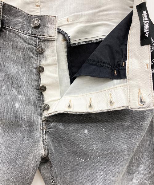DIESEL（ディーゼル）DIESEL (ディーゼル) デニムパンツ グレー サイズ:81cm(W32)の古着・服飾アイテム