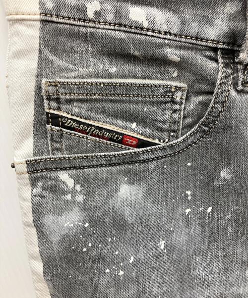 DIESEL（ディーゼル）DIESEL (ディーゼル) デニムパンツ グレー サイズ:81cm(W32)の古着・服飾アイテム