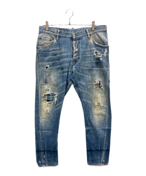 DSQUARED2（ディースクエアード）DSQUARED2 (ディースクエアード) デニムパンツ インディゴ サイズ:50の古着・服飾アイテム