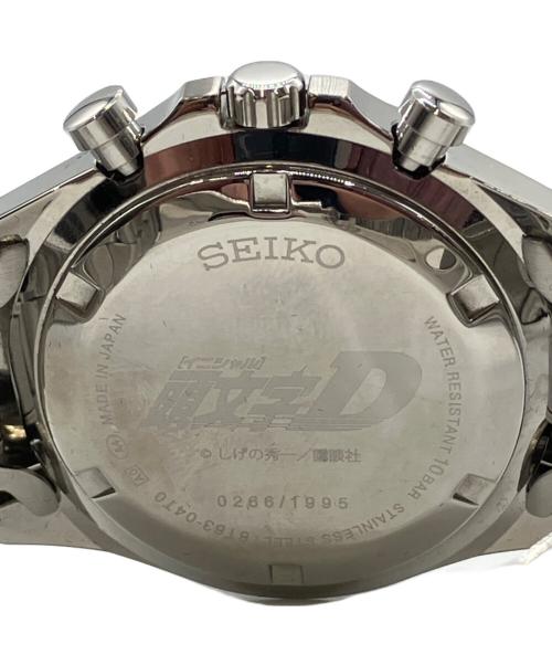 SEIKO（セイコー）SEIKO (セイコー) 頭文字D (イニシャルD) クロノグラフ ホワイト×ブラックの古着・服飾アイテム