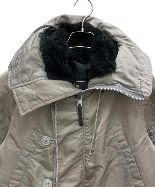 ALPHA（アルファ）ALPHA (アルファ) N-3Bジャケット グレー サイズ:Sの古着・服飾アイテム